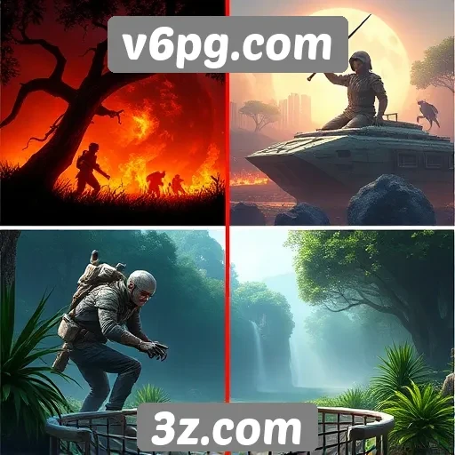 Comparação de gráficos e jogabilidade no v6pg.com